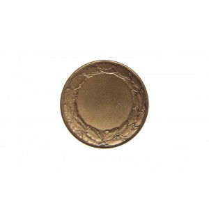 Médaille événementielle avec gravure - Médaille en bronze patiné de diamètre 50mm