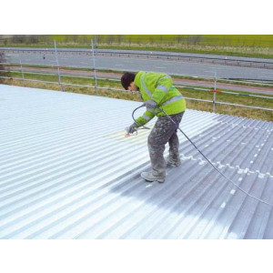 Membrane étancheité toiture | rust-oleum dacfill 25 kg - Membrane liquide étanche à l'eau pour toitures. Forme une couche élastique durable sans joint ni raccord sur les toits en pente.