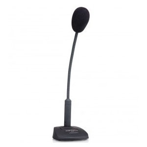 Microphone d'appel col de cygne flexible - Micro col de cygne flexible sur embase