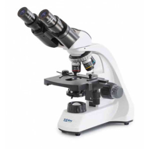 Microscope scolaire à lumière transmise Binoculaire 4×, 10×, 40×, 100× - Oculaire champ de vision : 18 mm - Objectifs standard : 4×, 10×, 40×, 100×