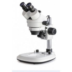 Microscope stéréo à zoom polyvalent - Tube incliné à 45° - Rapport d'agrandissement : 6,4:1