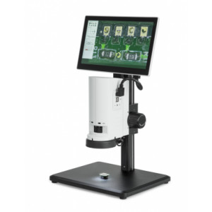 Microscope vidéo - Caméra inclus : 2 MP - Résolution caméra : HDMI (60 FPS) - Objectif Zoom : 0,7x–5x