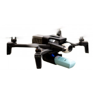 Mini drone avec détecteur gamma - Rayonnements détectés : Gamma, X