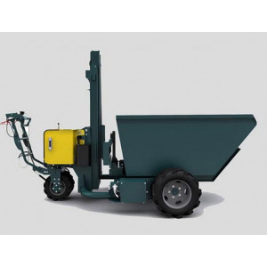 Mini dumper à roue - Charge transportable : 1000 kg