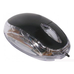 Mini souris optique lumineuse budget - Interface  : USB