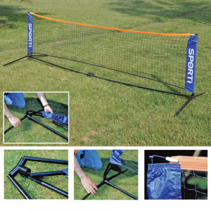 Mini tennis pliable - Longueur :  3,10 m - Hauteur : 0,75 m