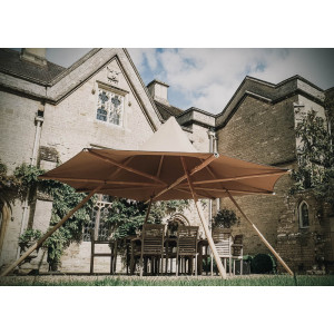 Auvent parasol format tipi - 25m² - Abrite 16 personnes assises