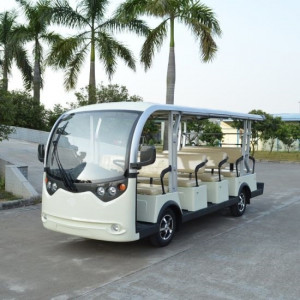 Minibus électrique 14 places - Minibus idéal pour le transport des visiteurs en industrie, les parc d'attraction, les vignobles, ...