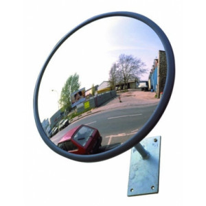 Miroir convexe d'extérieur - Distance de surveillance : de 7 à 27 m