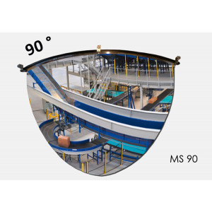 Miroir intérieur de sécurité dôme - Diamètre : 650 mm - Visibilité : 3 m / 6 m