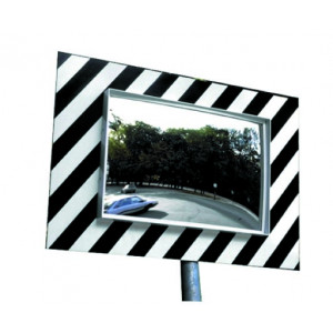 Miroirs de sécurité rectangulaire - Dimensions hors tout :  900 x 600 ou 900 X 1200 mm