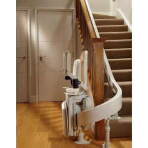 Monte-escalier pour escalier tournant  - Un modèle pour les escaliers tournants
