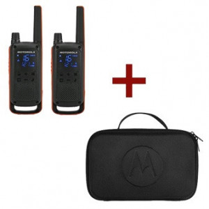 Motorola T82 Talkabout +Mallette de transport - Talkie Walkie sans Licence - MOT82MAL-Motorola

