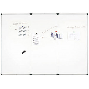 Mur d'écriture et d'affichage magnétique 200 x 100 cm - Dimensions : 200 x 100 cm  - Surface émaillée - Magnétique- Conforme NF