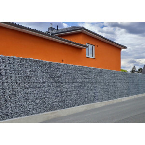 Mur en gabion anti-bruit - Largeur de mailles : 25 / 200 mm