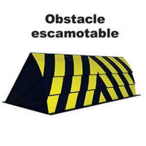 Obstacle escamotable automatique - Hauteur : 600 mm