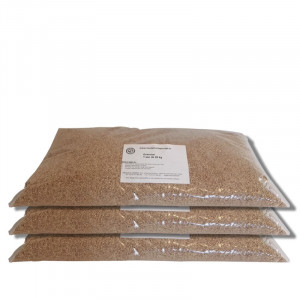 Pack de 3 Sacs de 20 kilos de granulat de maïs sans poussière - 3 sacs de 20 kilos