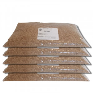 Pack de 5 Sacs de 20 kilos de granulat de maïs sans poussière - 5 sacs de 20 kilos