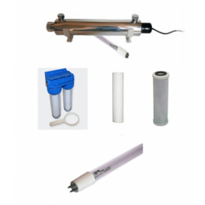 Pack stérilisateur, lampes et filtres - Pression maxi  : 6 bars