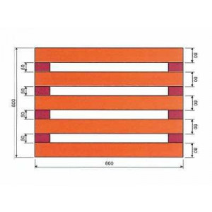 Palette demi-lourde en bois