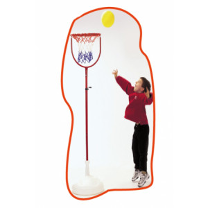 Panier de basket réglable pour enfant - Réglable en 2 hauteurs (m) : 1.40 - 2.60