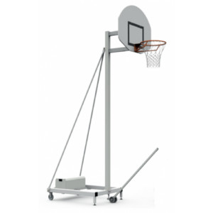 Panier de basket mobile d'entraînement 2,6 ou 3,05 m - Intérieur - Déport 0,60 m - Entrainement