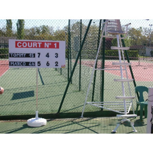 Panneau affichage score tennis - Manuel - Grand Modèle ou Modèle compact - Simple ou Double face