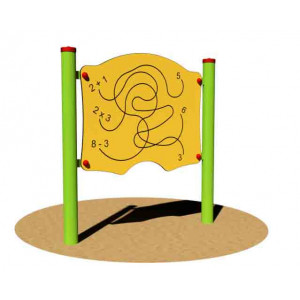 Panneau d'activité sensoriel - Pour enfant de 3 à 8 ans – Dimensions : 9 x 120 x 115h cm