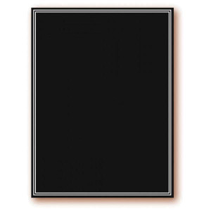 Panneau d'affichage tous commerce - Paquet de 3 - Neutre - noir