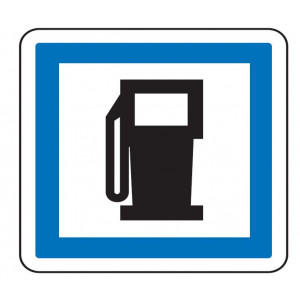 Panneau d'indication des postes de distribution de carburant CE15a - Dimensions (mm) : de 350 à 1050 - Norme CE et NF - Type CE