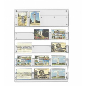Présentoir cartes postales - 12 cases horizontales et 4 cases verticales