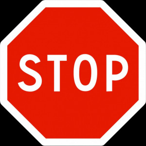 Panneau STOP pour intersection - Résistant au vent, à la corrosion