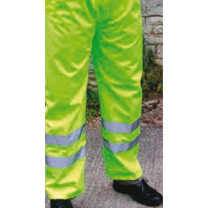 Pantalon de pluie haute visibilité - Pantalon  conforme à la norme EN471 classe 1