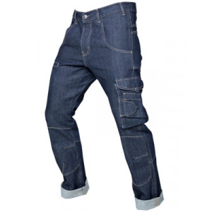 Pantalon jean de travail - Multi-poches - Coupe droite