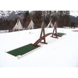 Parcours mini golf transportable - Parcours de 6 trous à 18 trous