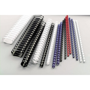 Peignes de reliure en PVC - Diamètres disponibles : 6 mm à 51 mm
