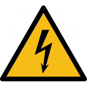 Pictogramme danger électrique - Adhésif - Existe en version murale ou au sol