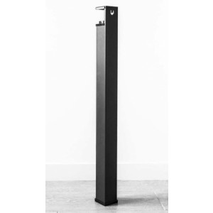 Pied de table haute en acier et plastique recyclable - Poids maxi pour un plateau avec 4 pieds : 100 kg