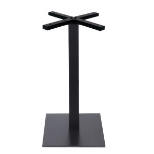 Piètement de table en acier noir - Hauteur : 72.5 cm