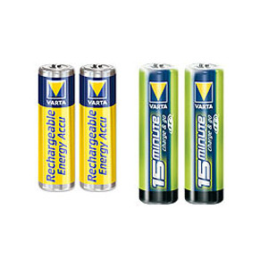 Pile rechargeable 1.5V - Power accu blister - 4 x AAA (800MAH