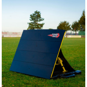 Planche de rebond football 3 positions - 4 angles différents (12°, 60°, 75° et 90° - Dimensions: 1 x 0,75 m
