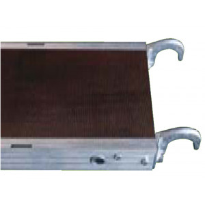 Plancher d'échafaudage à trappe - Aluminium - Alu/bois