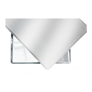Plaque pâtissière en tôle aluminium - Dimensions (L x l)  : 600 x 400 mm - Matière :  en tôle aluminium