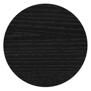 Plateau de table rond mélaminé noir - Diamètre Ø : de 60 à 140 cm
