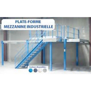 Plateforme mezzanine modulaire - Autoportante - Modulaire