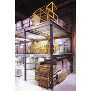 Plateforme mezzanine pour stockage - Capacité de charge 1000 m3