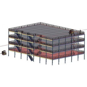 Plateformes industrielles à étages - Peut supporter de 350 kg à 4000 kg / m2