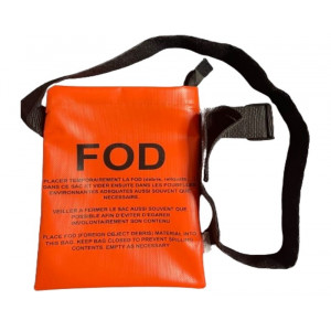 Pochette anti FOD avec sangle - Dimensions : 250 x 180 x 50 mm
