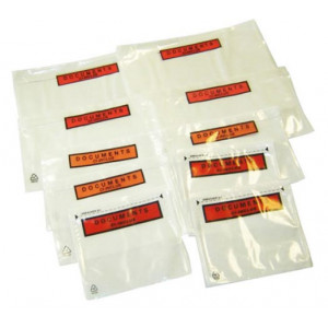 Pochette porte-document transparente - Épaisseur : 60 microns - 5 formats