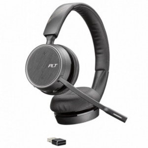 Poly Voyager 4220UC + Socle de charge +Dongle et Câble USB-A - Casque PC - IP / Softphone - PLVOY4220USBASUP-Poly


